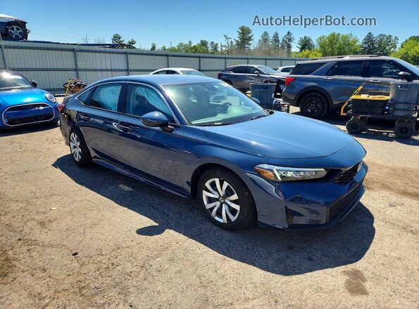 2HGFE2F2XSH570376 2025 HONDA CIVIC Blue წინა მარჯვენა