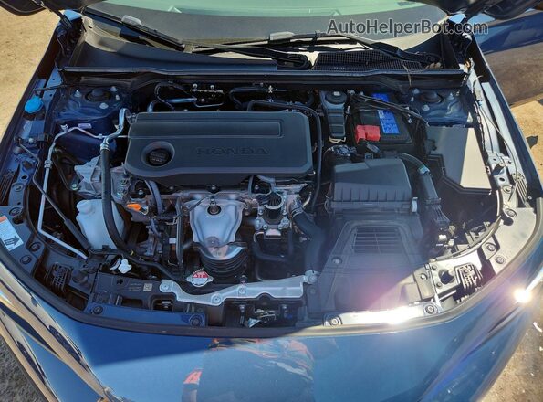 2HGFE2F2XSH570376 2025 HONDA CIVIC Blue უკანა სალონის ხედი