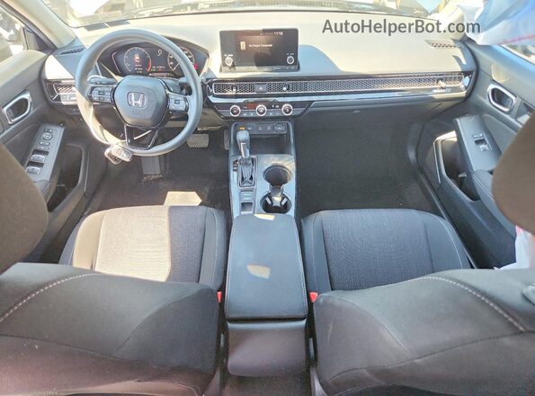2HGFE2F2XSH570376 2025 HONDA CIVIC Blue წინა პანელის ხედი