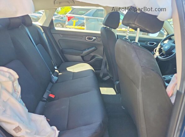 2HGFE2F2XSH570376 2025 HONDA CIVIC Blue უკანა სავარძლების ხედი