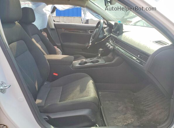 2HGFE2F36PH107215 2023 HONDA CIVIC Белый Вид салона спереди