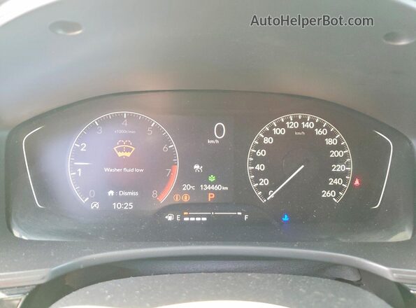 2HGFE2F39NH106993 2022 HONDA CIVIC Черный Вид щитка приборов