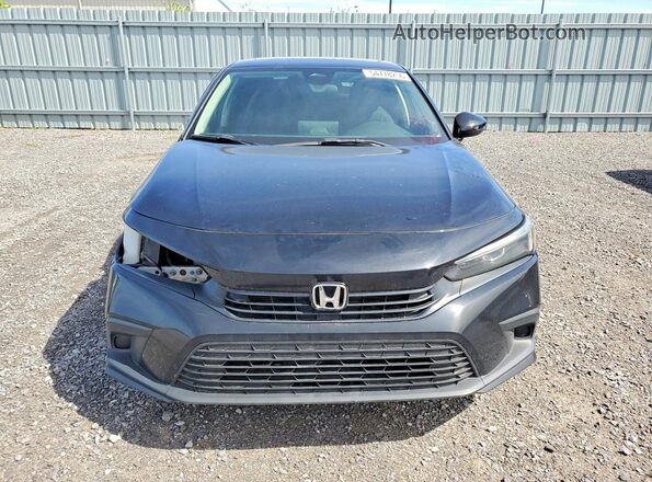 2HGFE2F39NH106993 2022 HONDA CIVIC Черный Вид спереди
