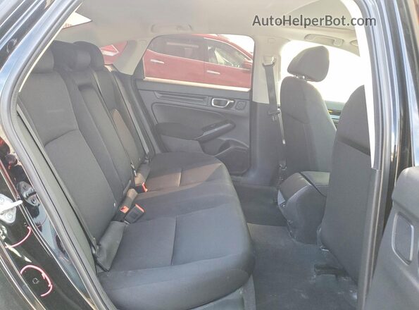 2HGFE2F39NH106993 2022 HONDA CIVIC Черный Вид задних сидений