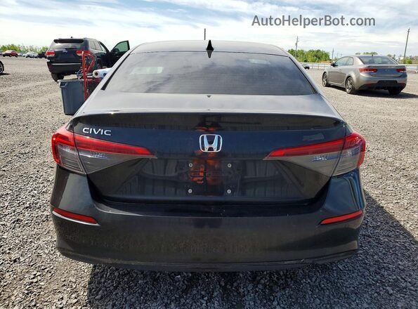 2HGFE2F39NH106993 2022 HONDA CIVIC Черный Вид сзади