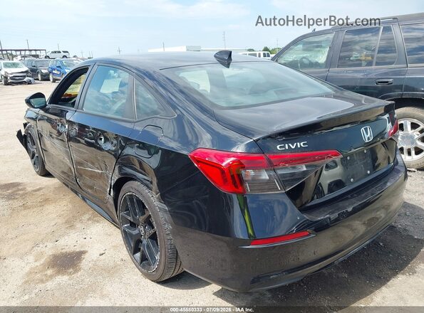 2HGFE2F50NH547221 2022 HONDA CIVIC Black Tył lewy