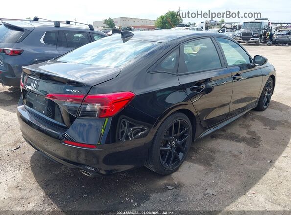 2HGFE2F50NH547221 2022 HONDA CIVIC Black Tył prawy