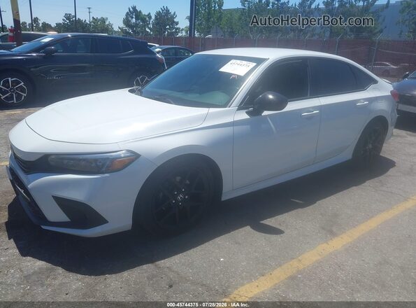 2HGFE2F50NH555626 2022 HONDA CIVIC White Front left
