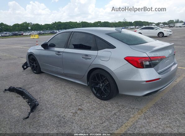 2HGFE2F50NH566139 2022 HONDA CIVIC Серый Задняя левая четверть