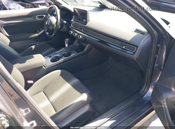 2HGFE2F50NH576377 2022 HONDA CIVIC Gray Front interior view