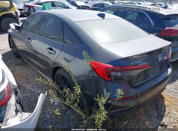 2HGFE2F50NH576377 2022 HONDA CIVIC Gray Rear left