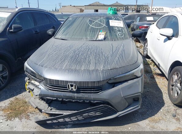 2HGFE2F50NH576377 2022 HONDA CIVIC Gray Rear interior view