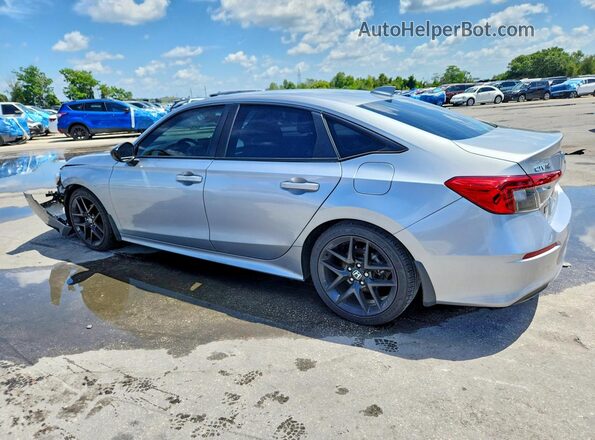2HGFE2F50NH586908 2022 HONDA CIVIC Silver Հետևի ձախ
