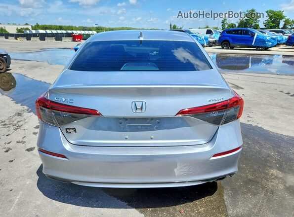2HGFE2F50NH586908 2022 HONDA CIVIC Silver Հետևի տեսք