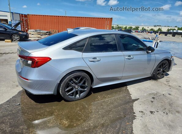 2HGFE2F50NH586908 2022 HONDA CIVIC Silver Հետևի աջ