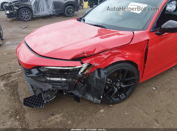 2HGFE2F50NH608518 2022 HONDA CIVIC Красный Вид спереди