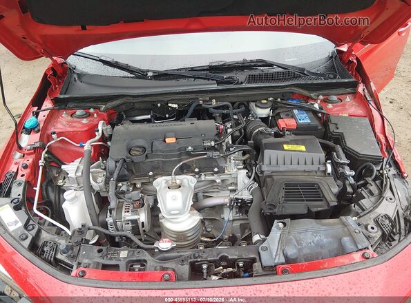 2HGFE2F50NH608518 2022 HONDA CIVIC Красный Вид сзади