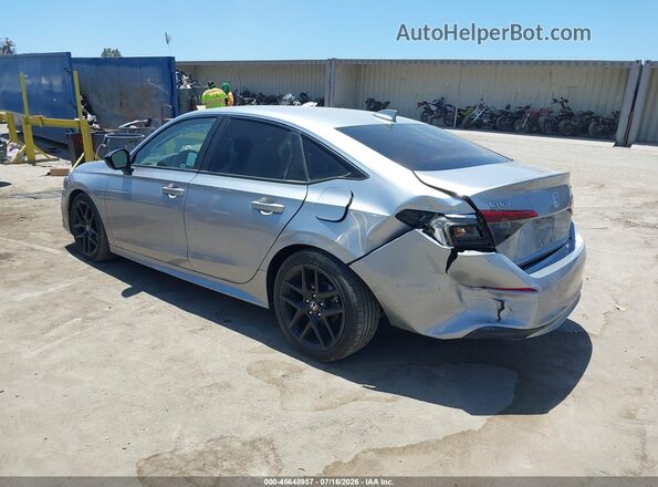 2HGFE2F50NH608650 2022 HONDA CIVIC Silver Հետևի ձախ