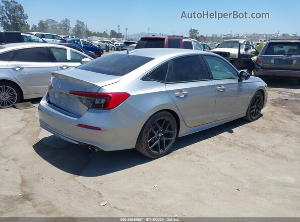 2HGFE2F50NH608650 2022 HONDA CIVIC Silver Հետևի աջ