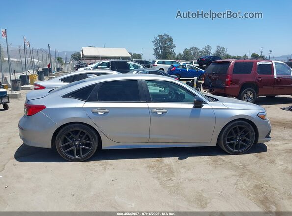 2HGFE2F50NH608650 2022 HONDA CIVIC Silver Սալոնի հետևի տեսք