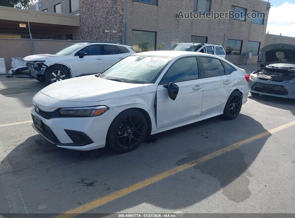 2HGFE2F50PH508082 2023 HONDA CIVIC Белый Передняя левая четверть