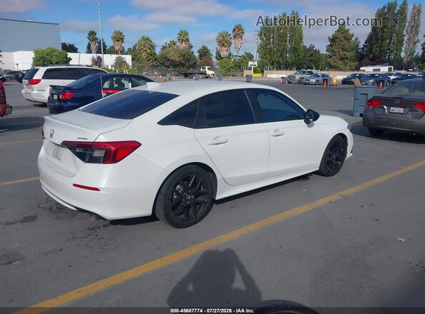 2HGFE2F50PH508082 2023 HONDA CIVIC Белый Задняя правая четверть