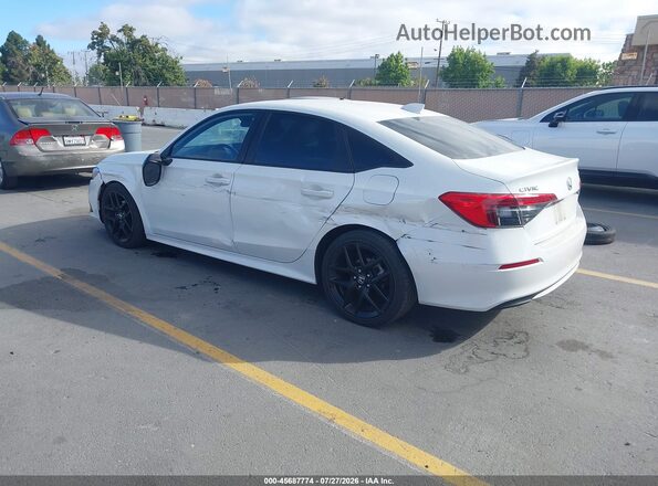 2HGFE2F50PH508082 2023 HONDA CIVIC Белый Задняя левая четверть