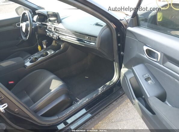 2HGFE2F50PH523472 2023 HONDA CIVIC Черный Вид салона спереди