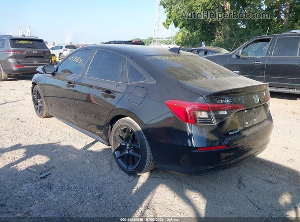 2HGFE2F50PH523472 2023 HONDA CIVIC Черный Задняя левая четверть