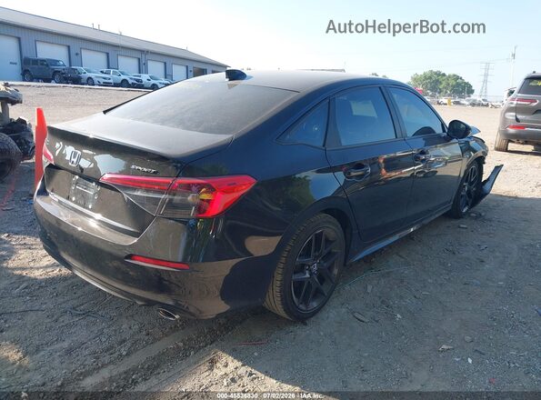 2HGFE2F50PH523472 2023 HONDA CIVIC Черный Задняя правая четверть