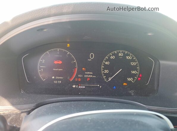 2HGFE2F50PH536240 2023 HONDA CIVIC Gray Vista del cuadro de instrumentos