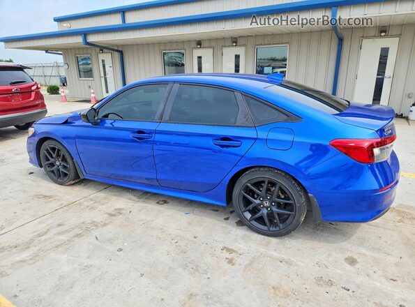 2HGFE2F50PH562420 2023 HONDA CIVIC Blue Rear left