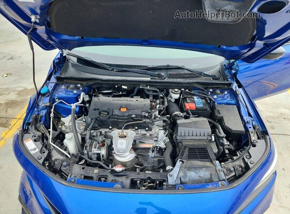 2HGFE2F50PH562420 2023 HONDA CIVIC Blue Rear interior view