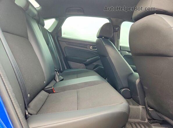 2HGFE2F50PH562420 2023 HONDA CIVIC Blue Rear seats view