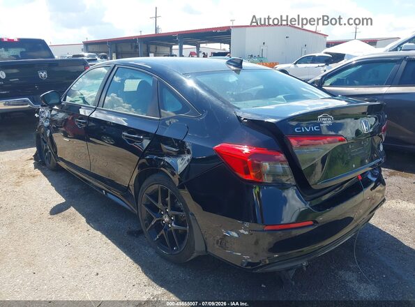 2HGFE2F50RH511700 2024 HONDA CIVIC Black უკანა მარცხენა