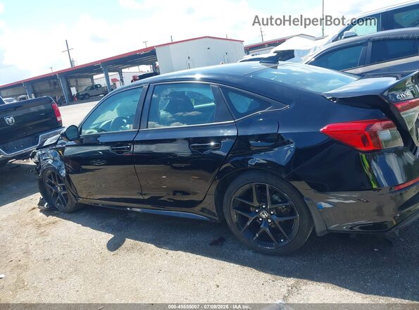 2HGFE2F50RH511700 2024 HONDA CIVIC Black უკანა სალონის ხედი