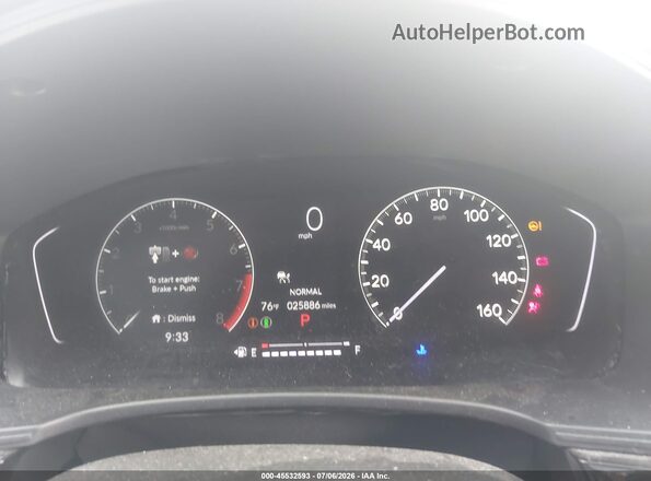2HGFE2F50RH526519 2024 HONDA CIVIC White Հետևի նստատեղերի տեսք