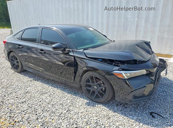 2HGFE2F50RH540775 2024 HONDA CIVIC Черный Передняя правая четверть