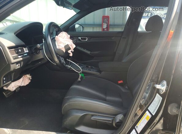 2HGFE2F50RH540775 2024 HONDA CIVIC Черный Вид салона спереди