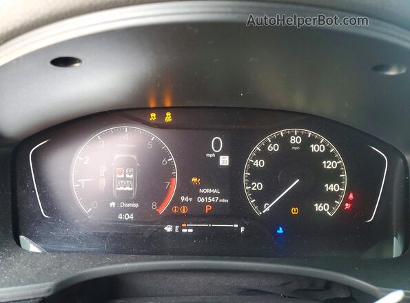 2HGFE2F50RH540775 2024 HONDA CIVIC Черный Вид щитка приборов
