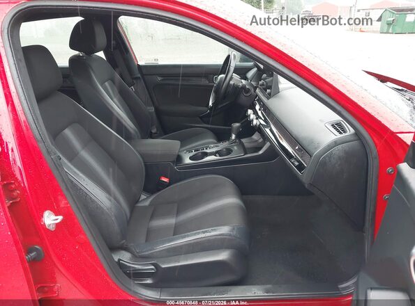 2HGFE2F50RH554997 2024 HONDA CIVIC Red წინა სალონის ხედი