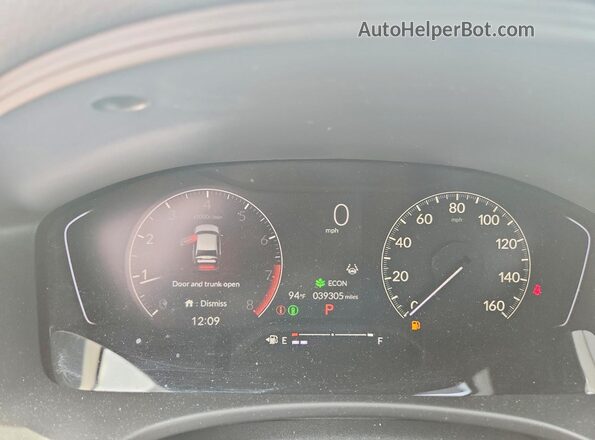 2HGFE2F50RH571251 2024 HONDA CIVIC Silver Widok zestawu wskaźników