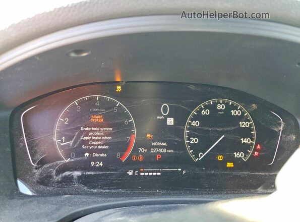 2HGFE2F50RH583917 2024 HONDA CIVIC Gray Սարքավորումների վահանակի տեսք