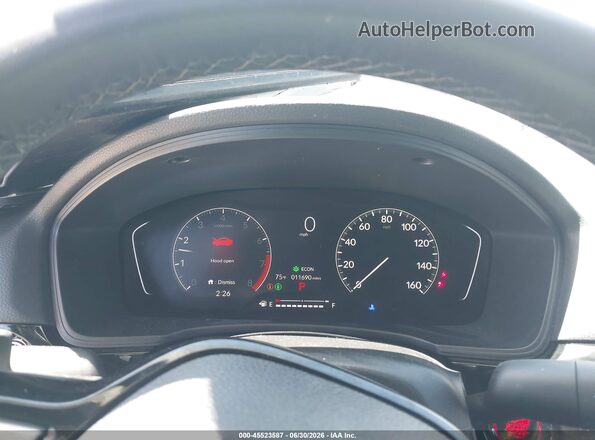 2HGFE2F50SH553323 2025 HONDA CIVIC White Vista de los asientos traseros