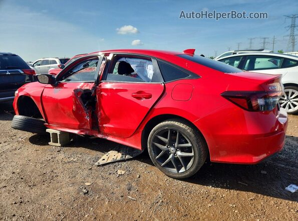 2HGFE2F50SH558473 2025 HONDA CIVIC Red უკანა მარცხენა