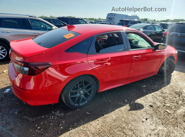 2HGFE2F50SH558473 2025 HONDA CIVIC Red უკანა მარჯვენა