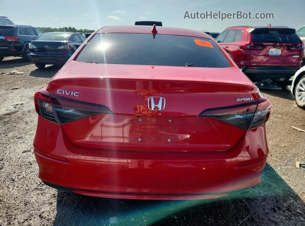 2HGFE2F50SH558473 2025 HONDA CIVIC Red უკანა ხედი