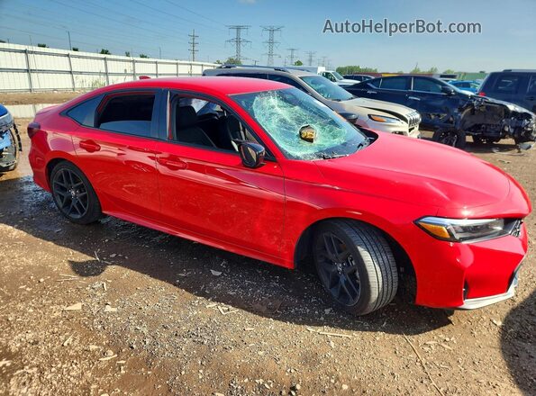 2HGFE2F50SH558473 2025 HONDA CIVIC Red წინა მარჯვენა