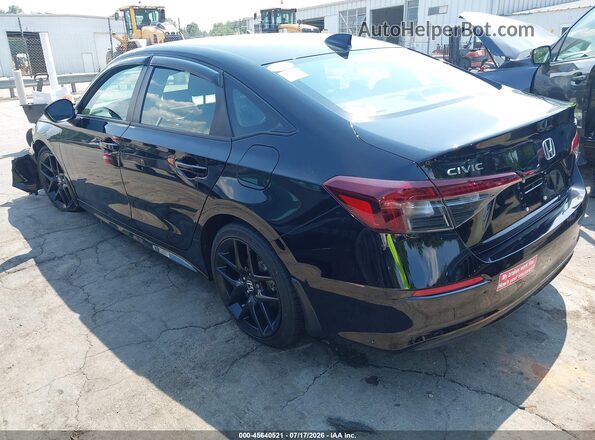 2HGFE2F50SH568713 2025 HONDA CIVIC Black Rear left