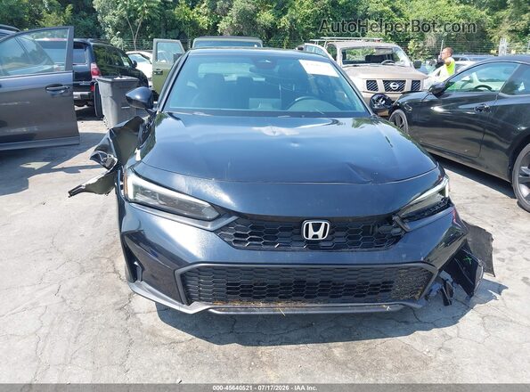 2HGFE2F50SH568713 2025 HONDA CIVIC Black Instrument cluster view